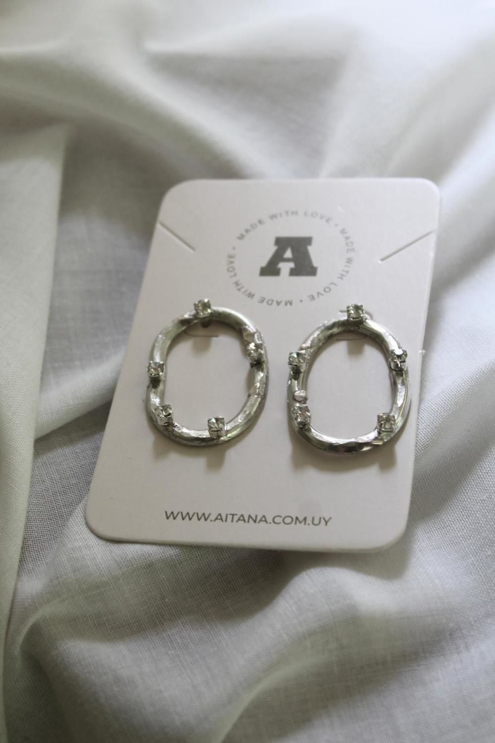 Aros Gala Plateados