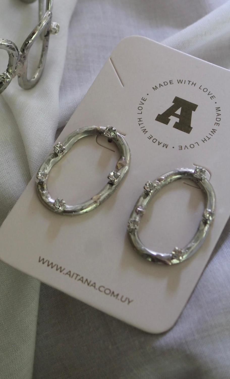 Aros Gala Plateados