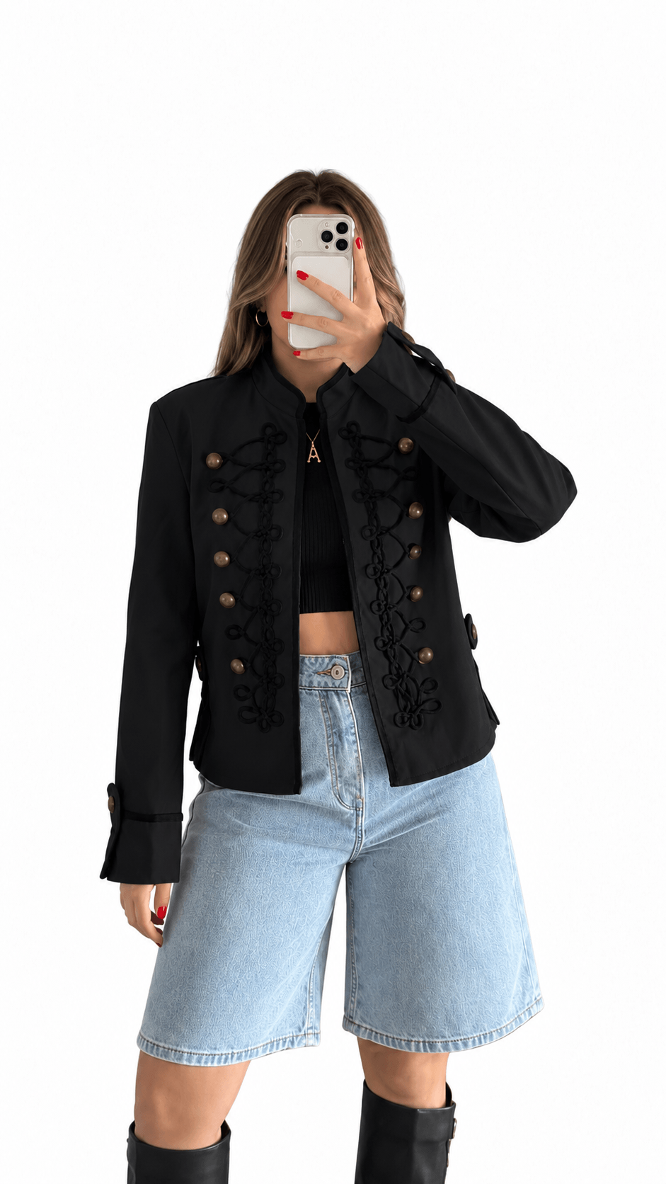 Campera Napoleon Negra