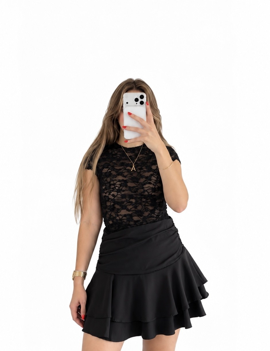 Top encaje Gia