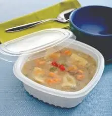 Low square pot