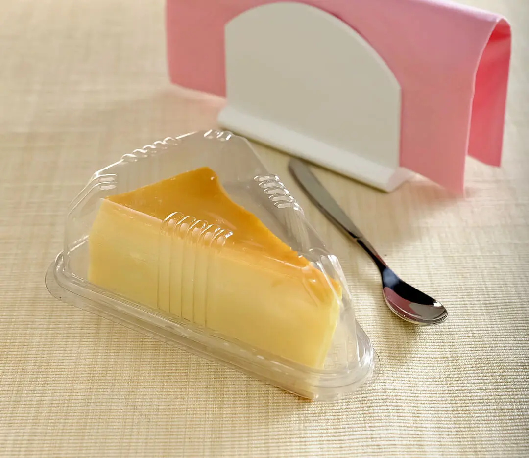 TALL Triangular Cake Slice Container