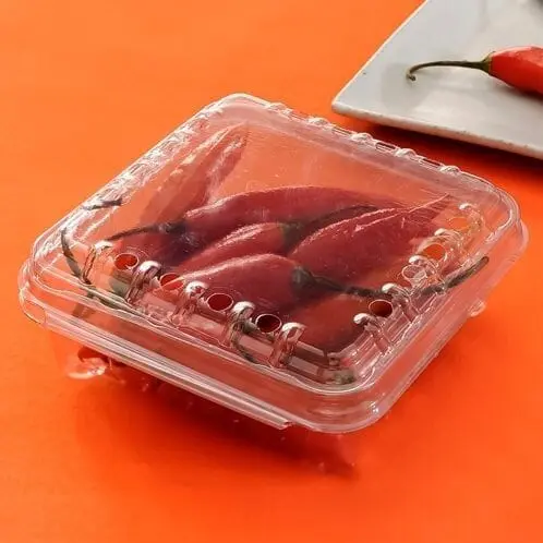 Short Square Jar for Small Fruits