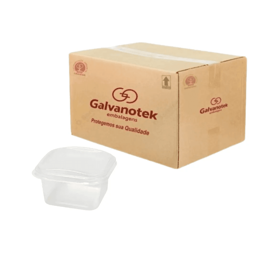 Square Pot with Lid