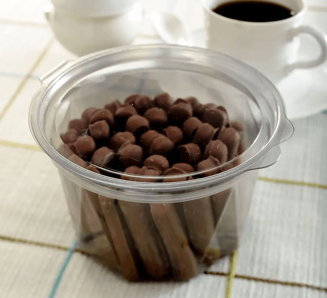 Round Diamond-Cut Jar with Hinged Lid, 15 oz