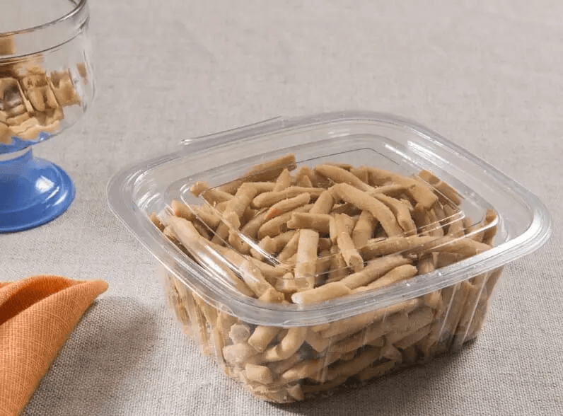 Rectangular Jar with Hinged Lid