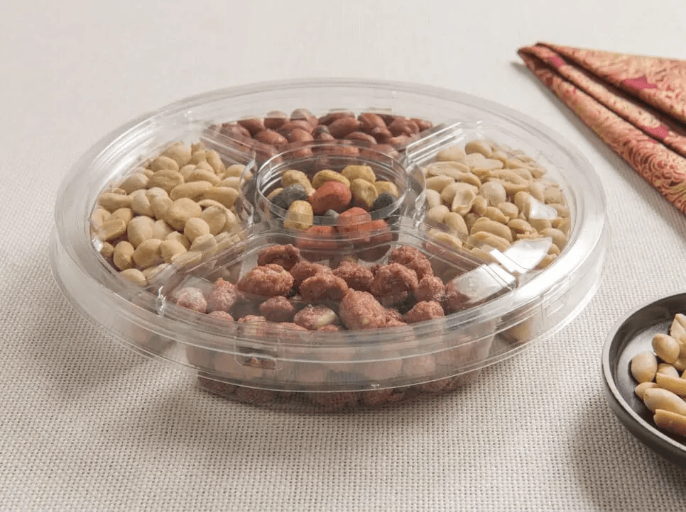 PET Packaging with 4 Compartments