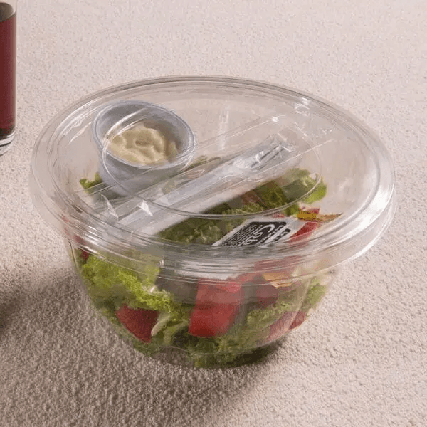 Divided Salad Bowl Container