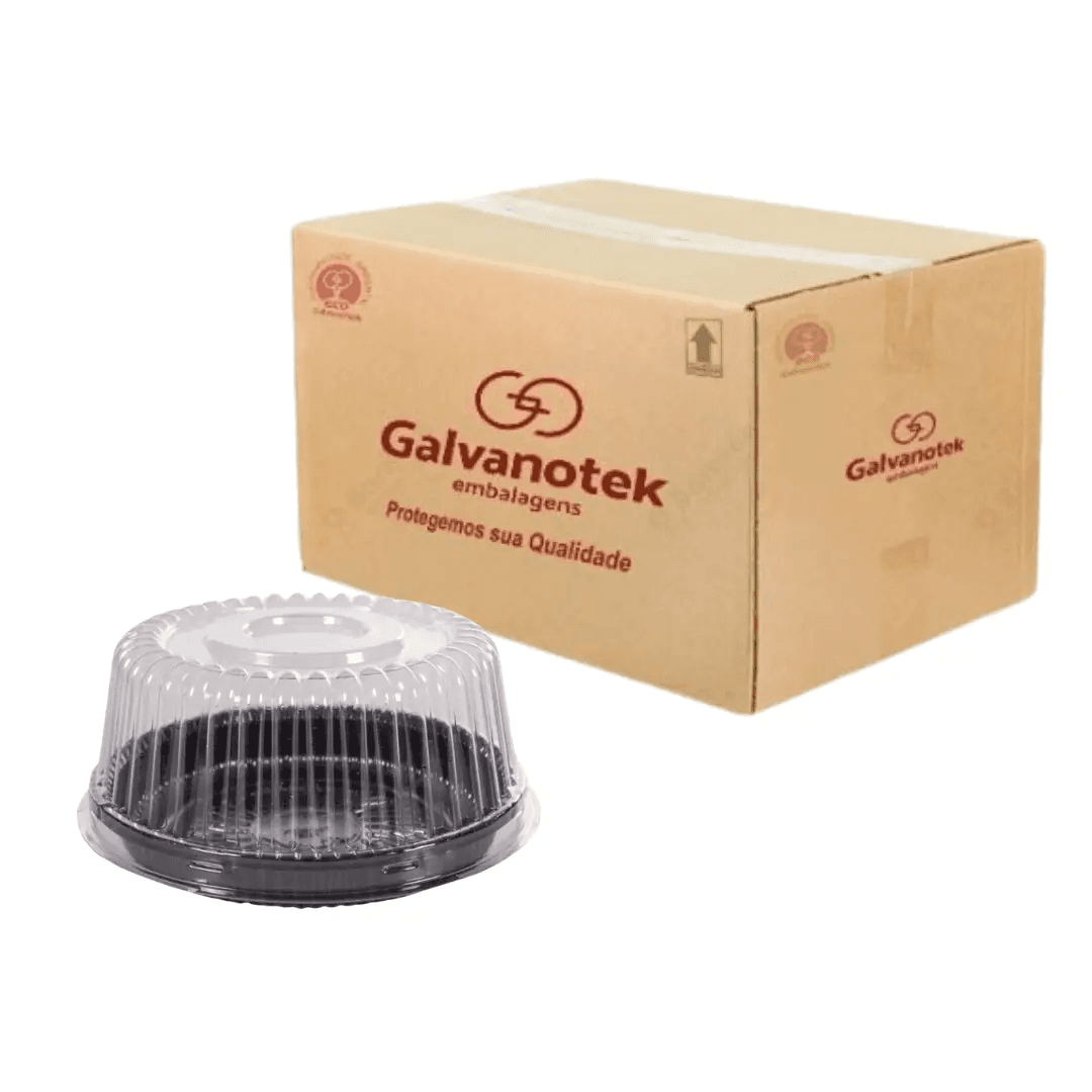 Black-Based Cake Container