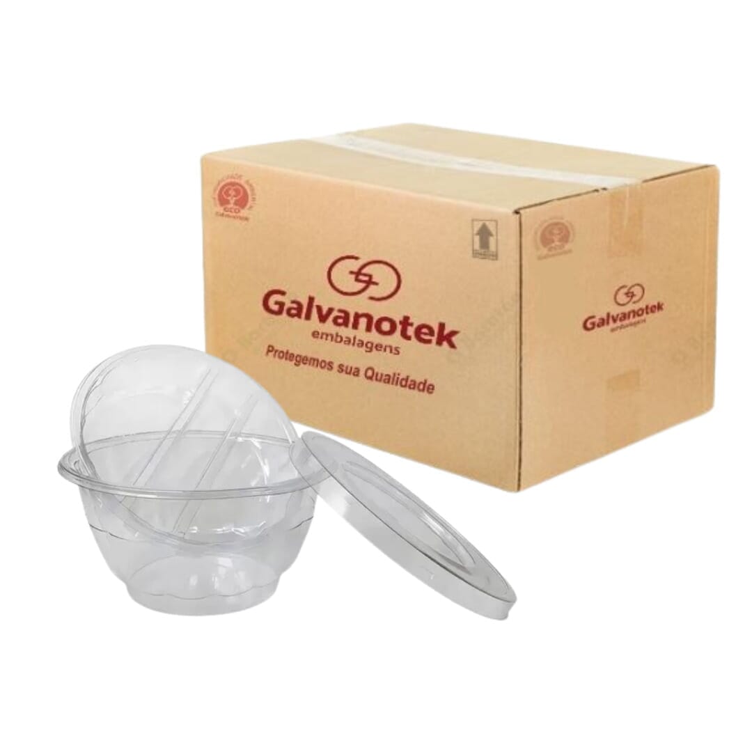 Divided Salad Bowl Container