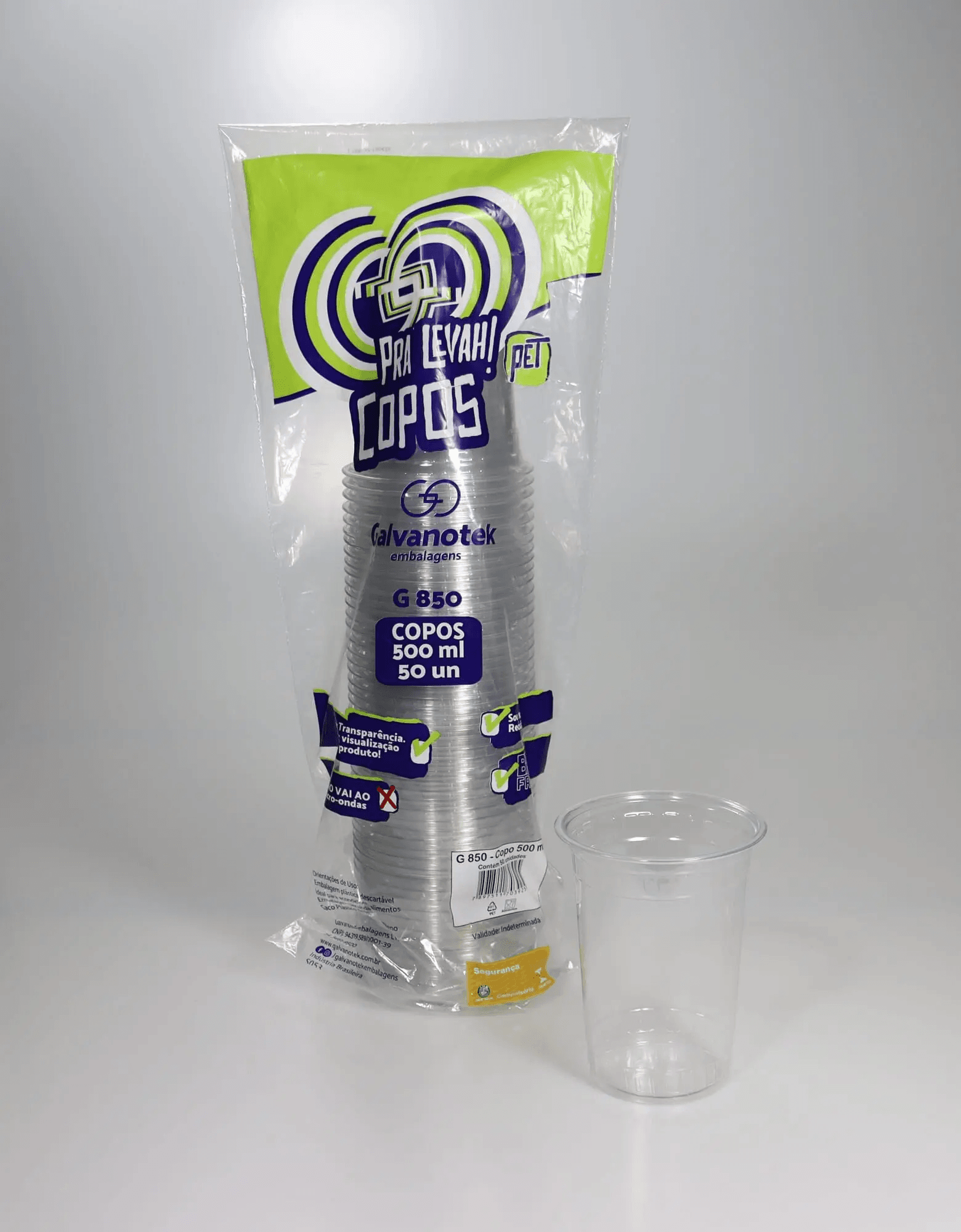 Glass capacity 500 ml x 450 units