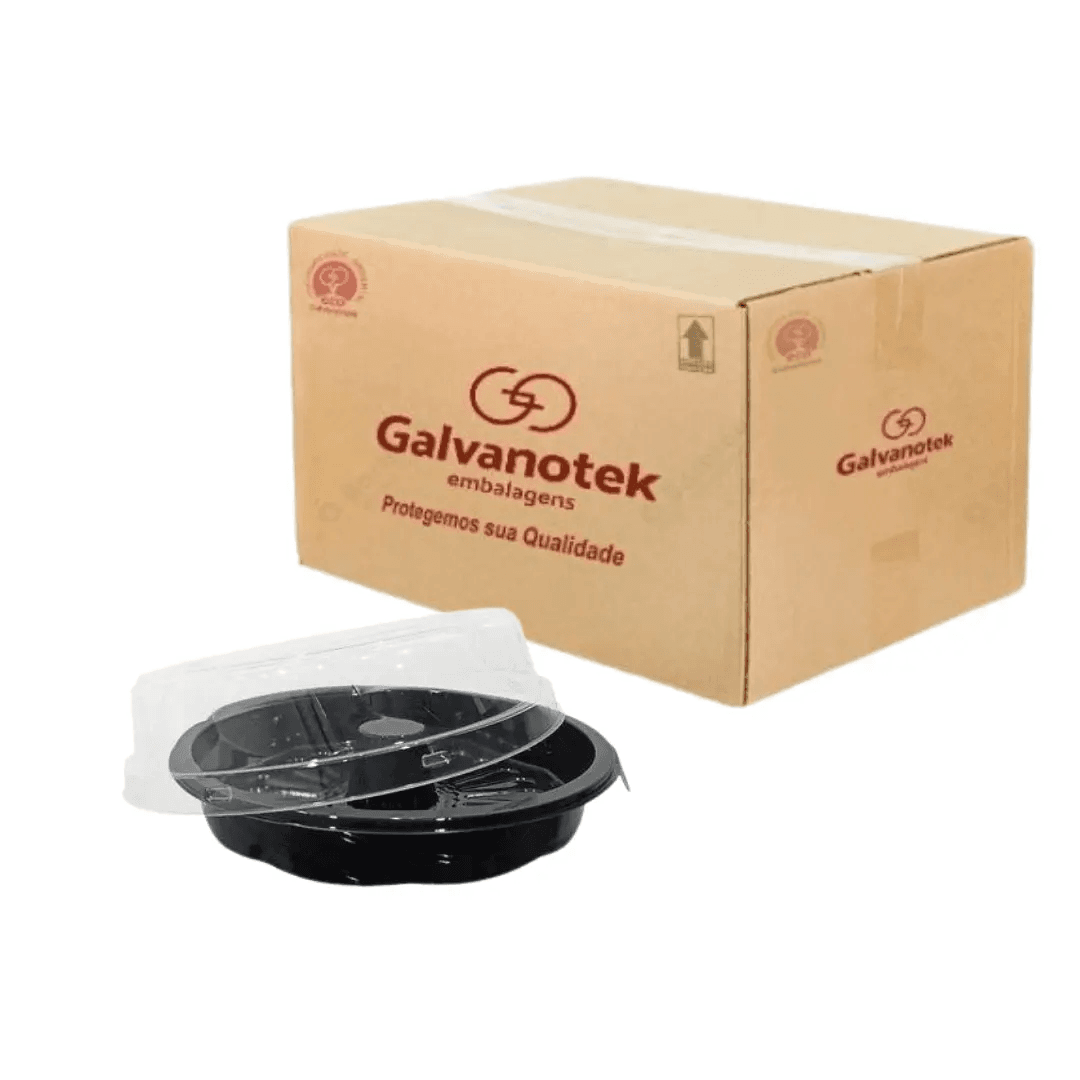 Round Cake Container With Dome Lid