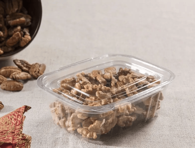 Rectangular Jar with Hinged Lid
