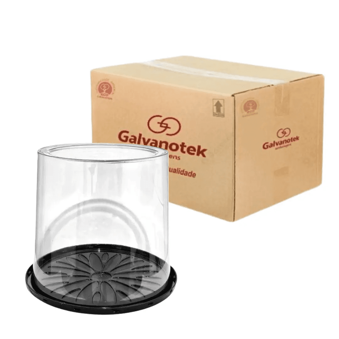 Round Rice Cakes Container Round Cake Packaging HIGH, 29cm x 24cm - Ameria Cake Supplies