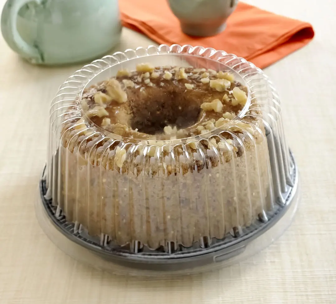 Black-Based Cake Container