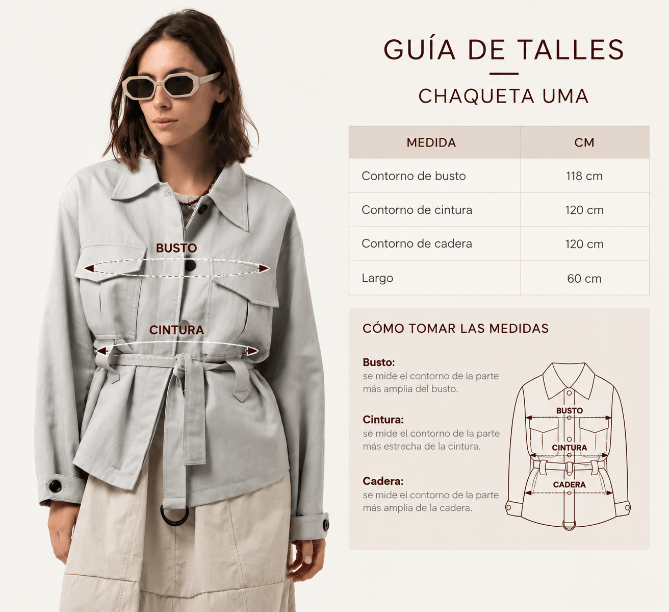 Guía de talles de