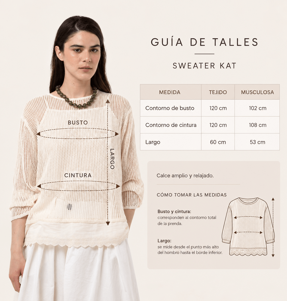 Guía de talles de