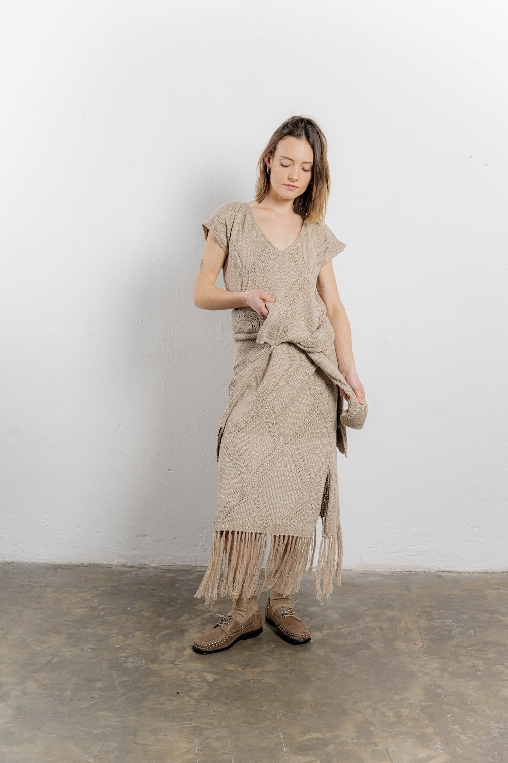 VESTIDO TRENZA