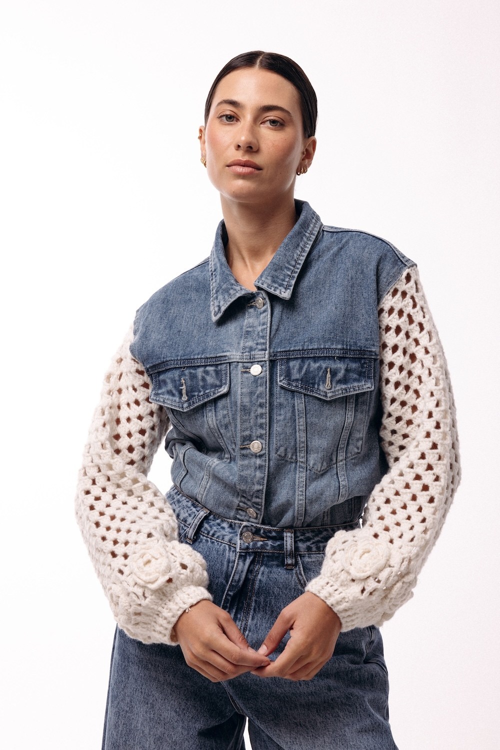 CAMPERA JEAN ROSE