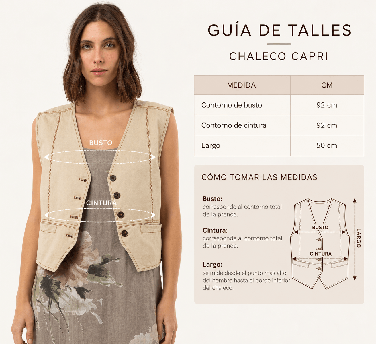Guía de talles de