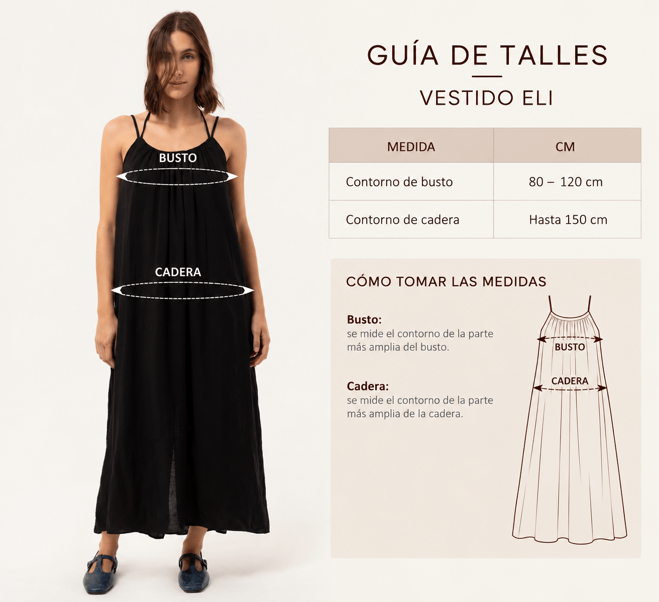 Guía de talles de
