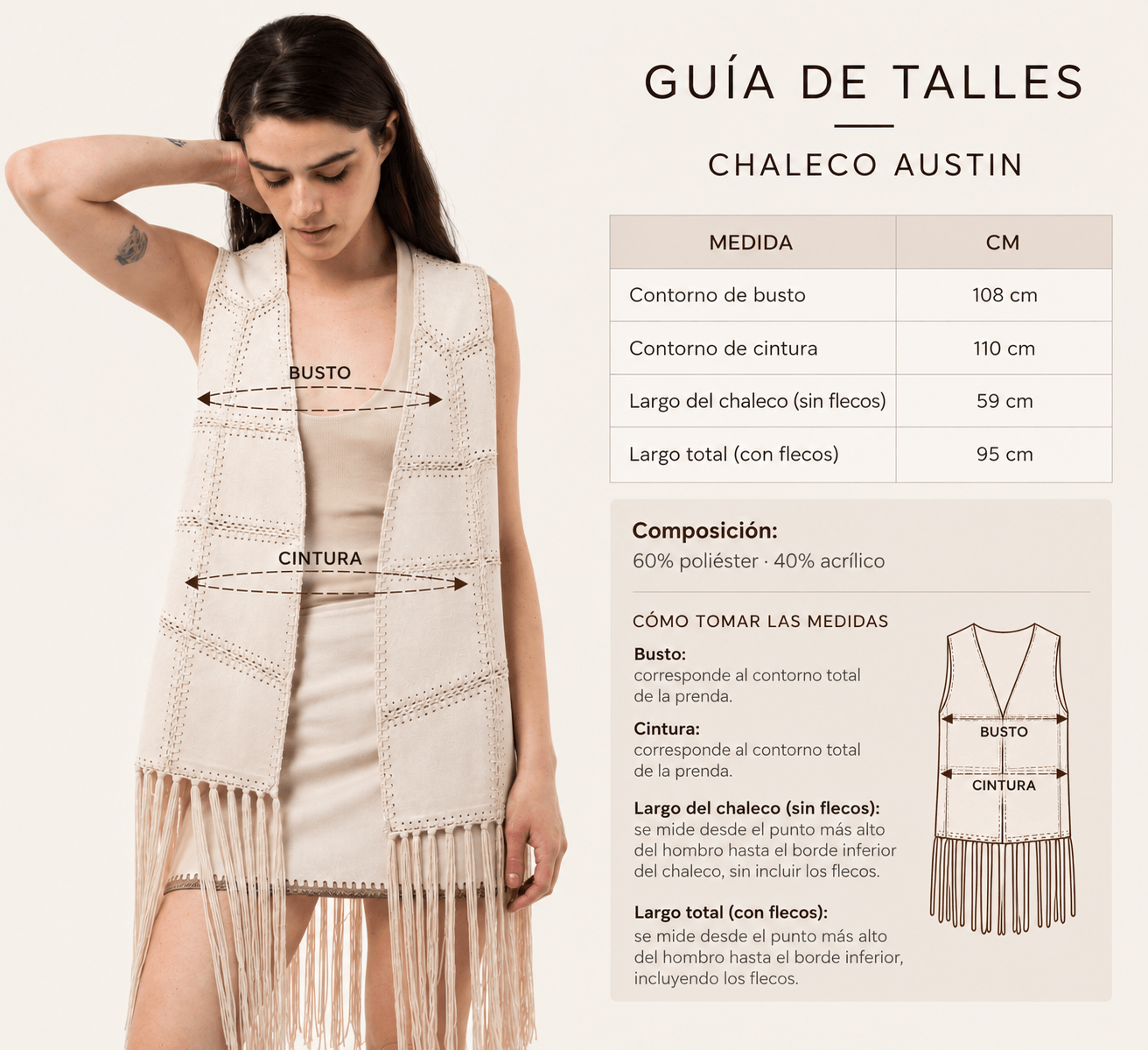 Guía de talles de