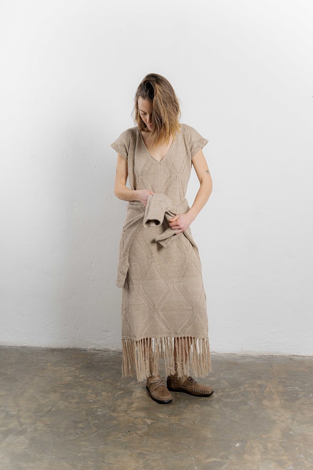 VESTIDO TRENZA