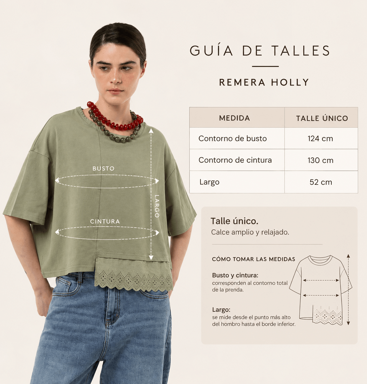 Guía de talles de