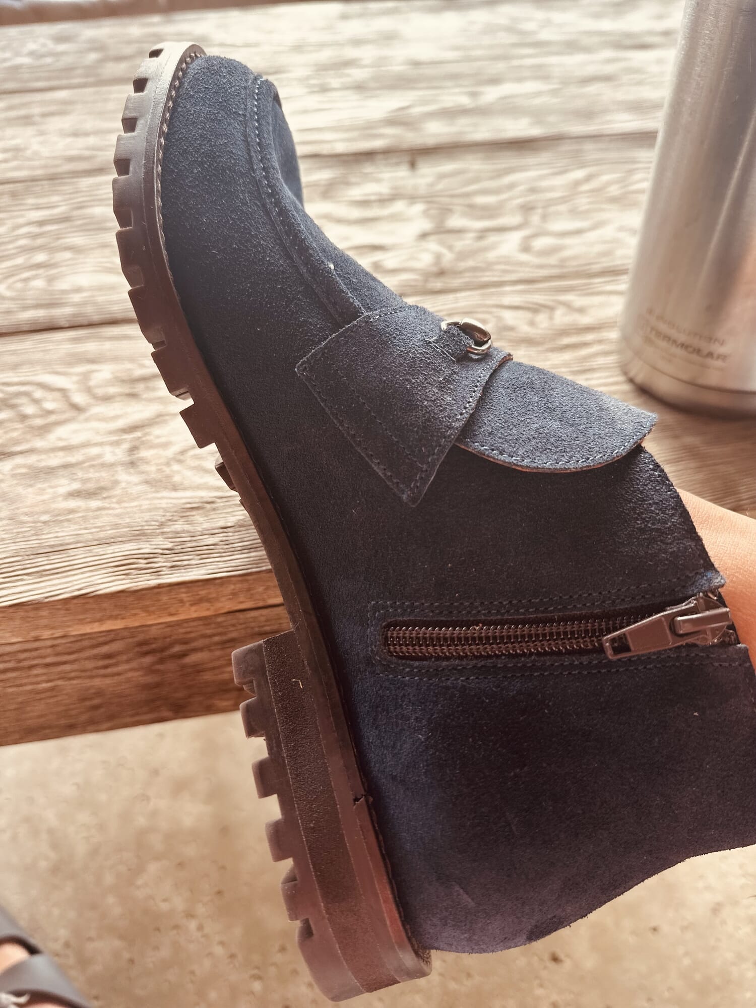 Gamuza Boots Navy