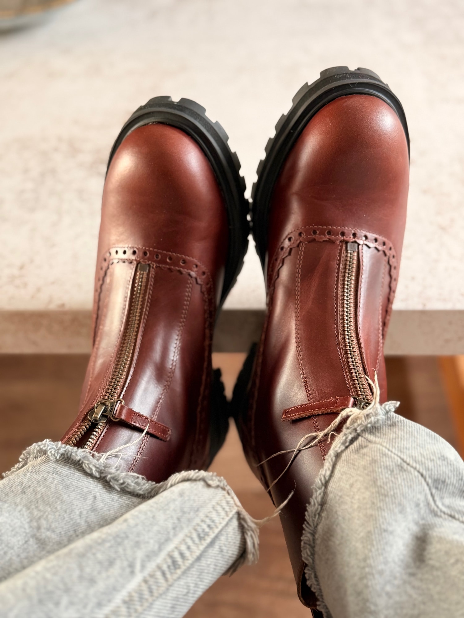 4x4 Leather boots