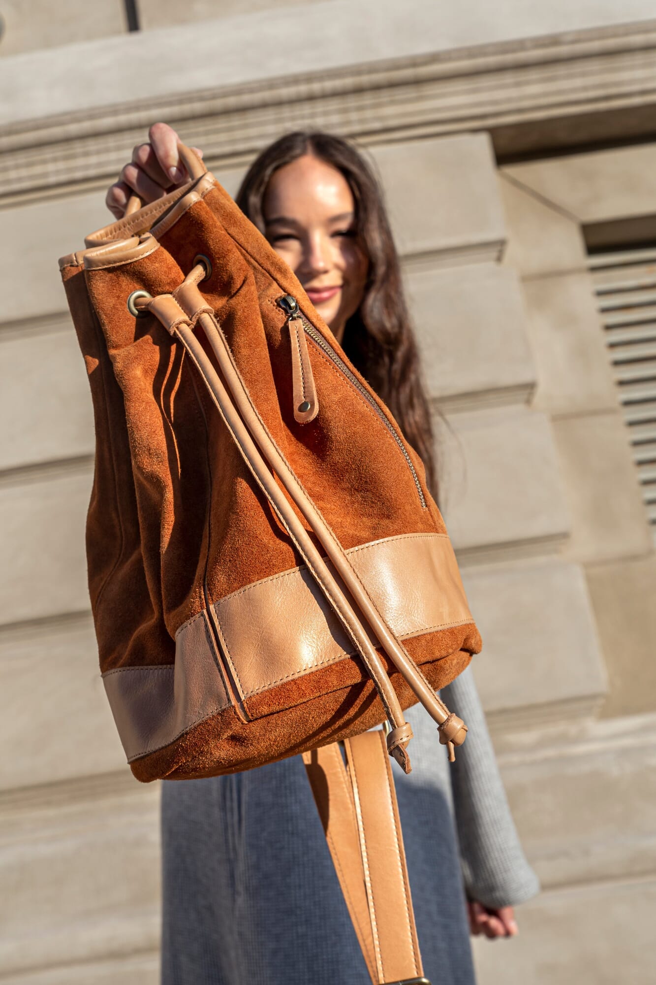 Bucket Backpack - Tostado