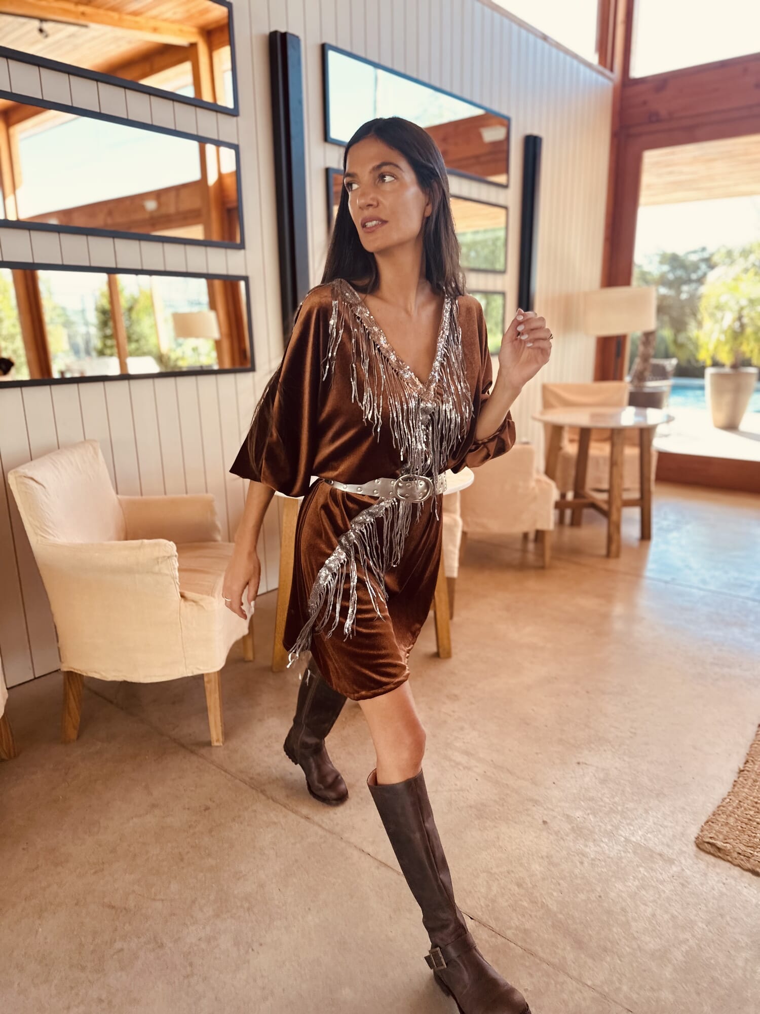 Vestido Velvet night