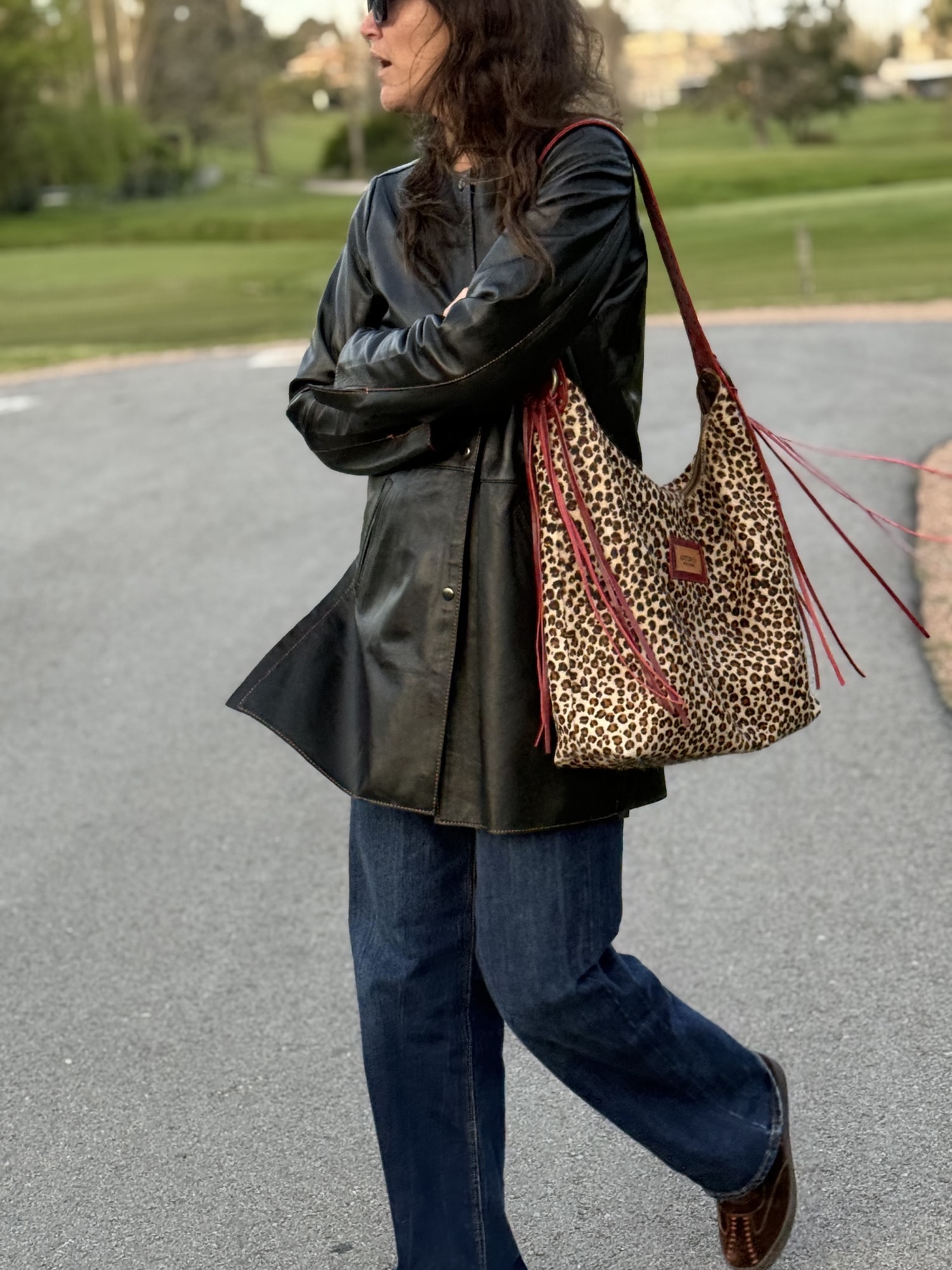 Cartera Rock leather bag