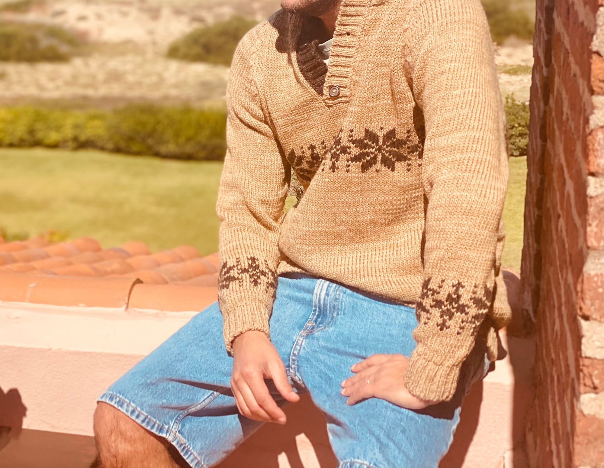 Alps sweater - Tostado