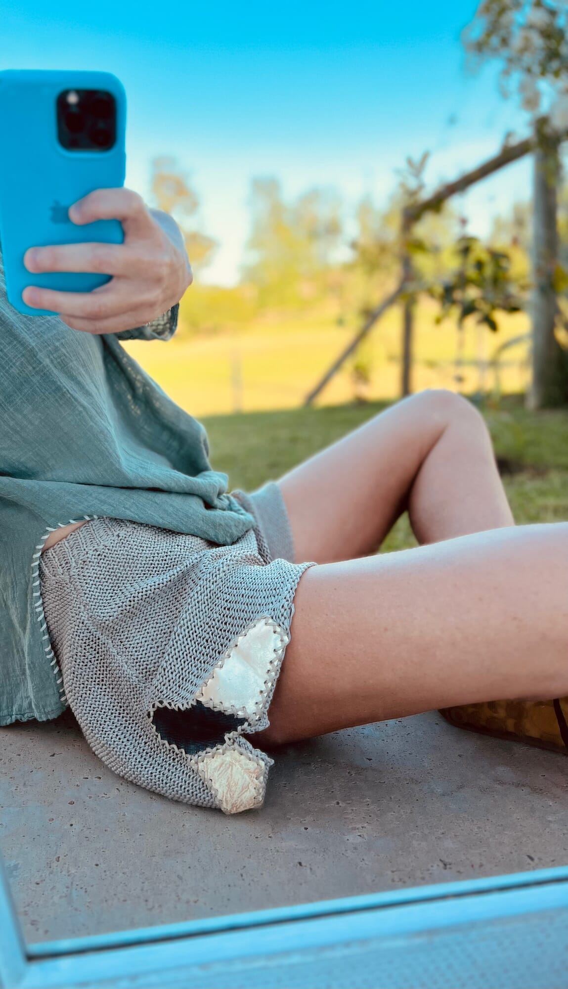 Metallic shorts