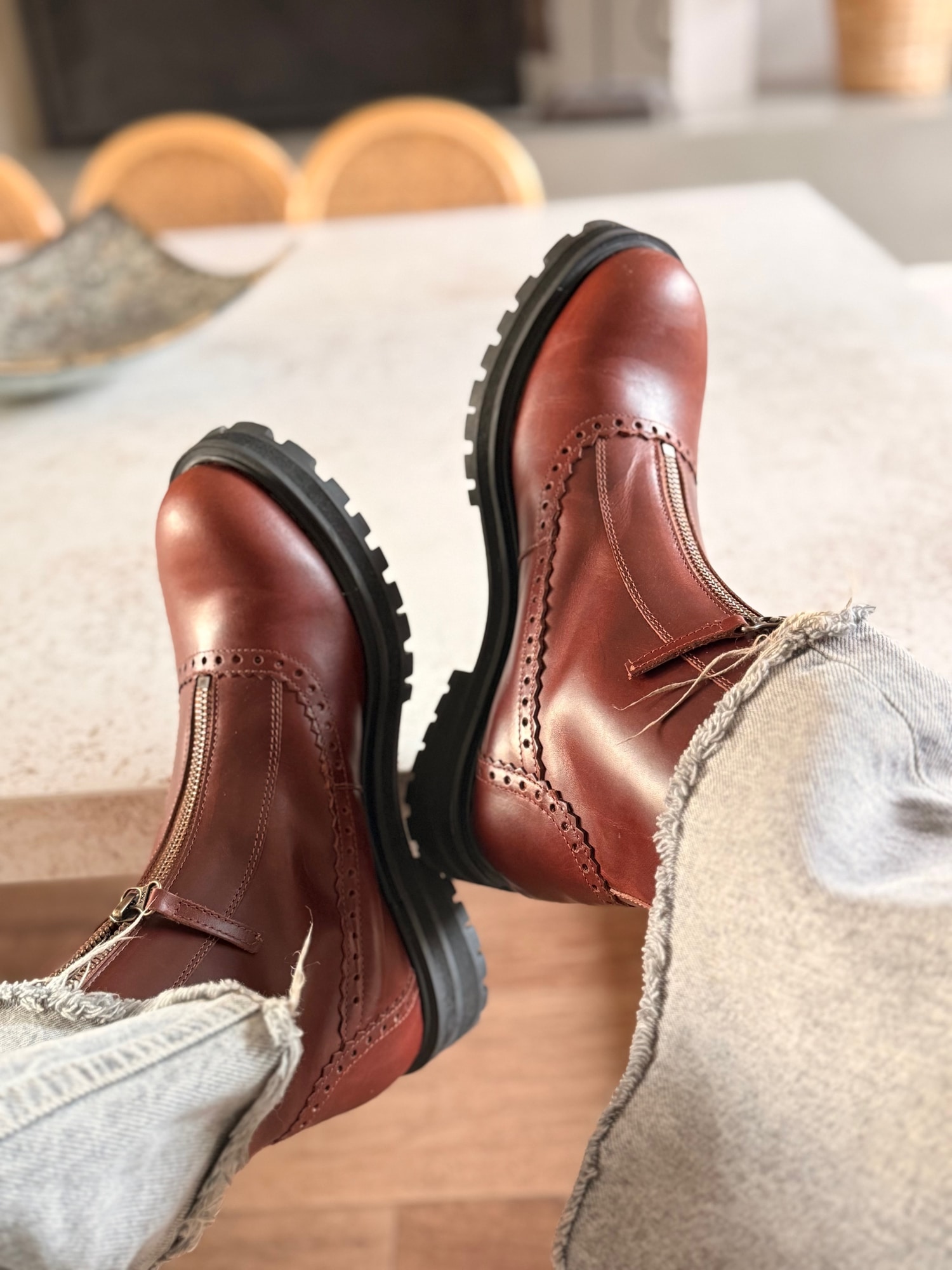 4x4 Leather boots