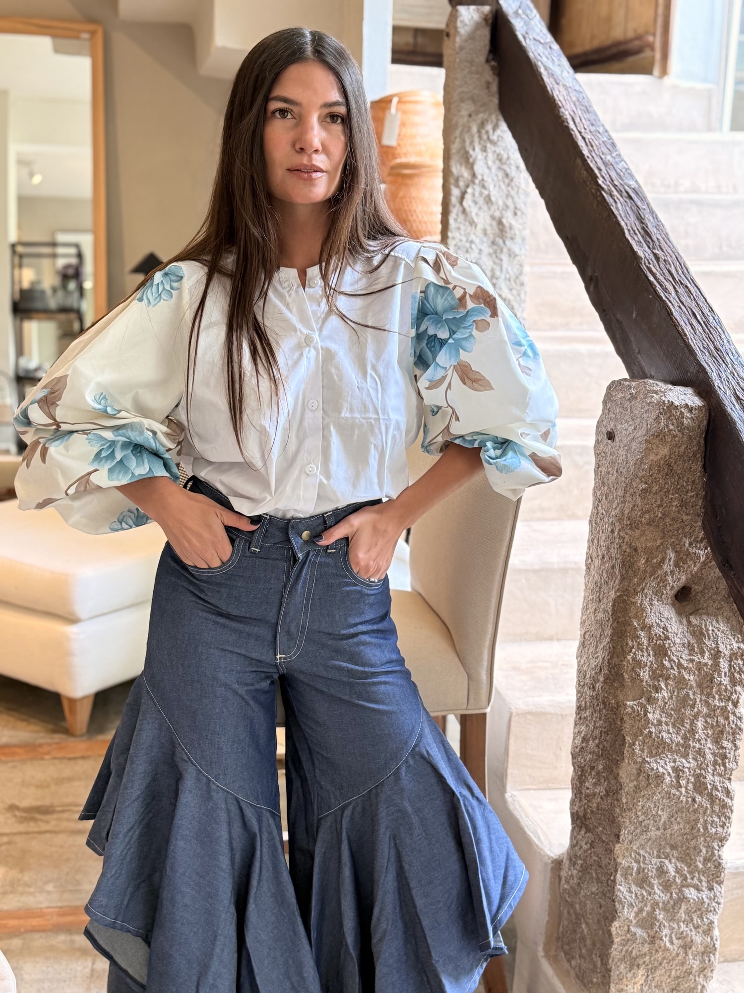 Camisa Flowers