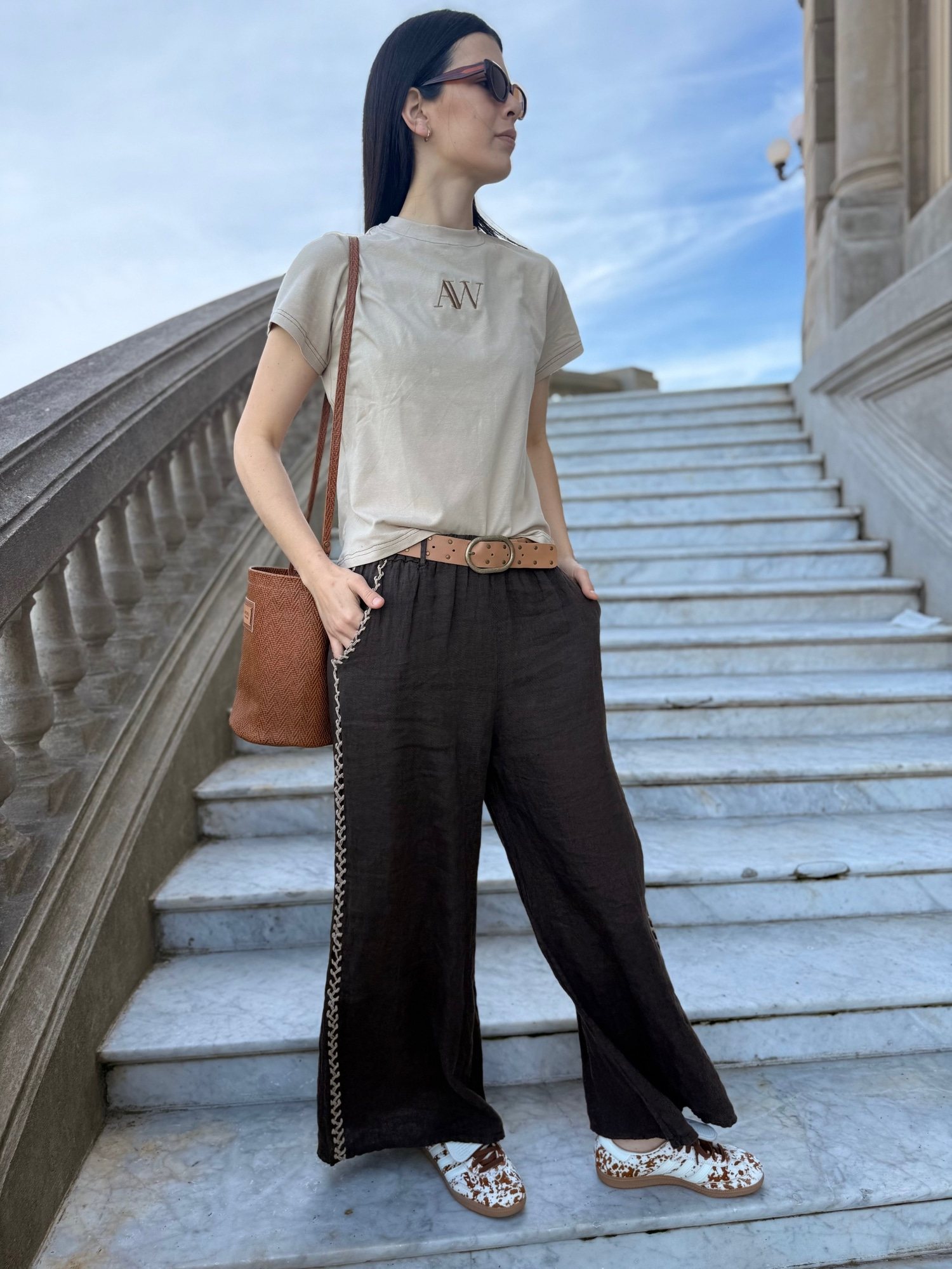 Pantalon Relax 100% Linen