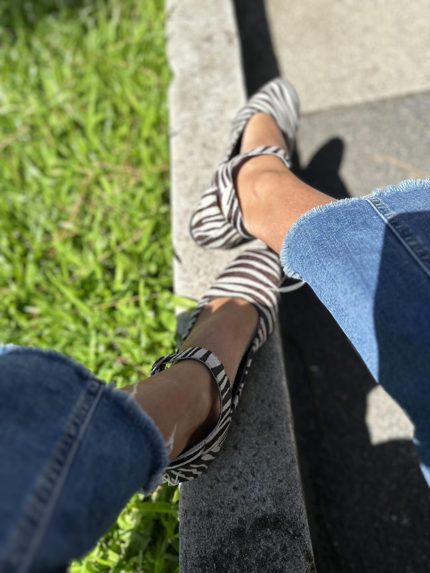 Mary Jane  Zebra print