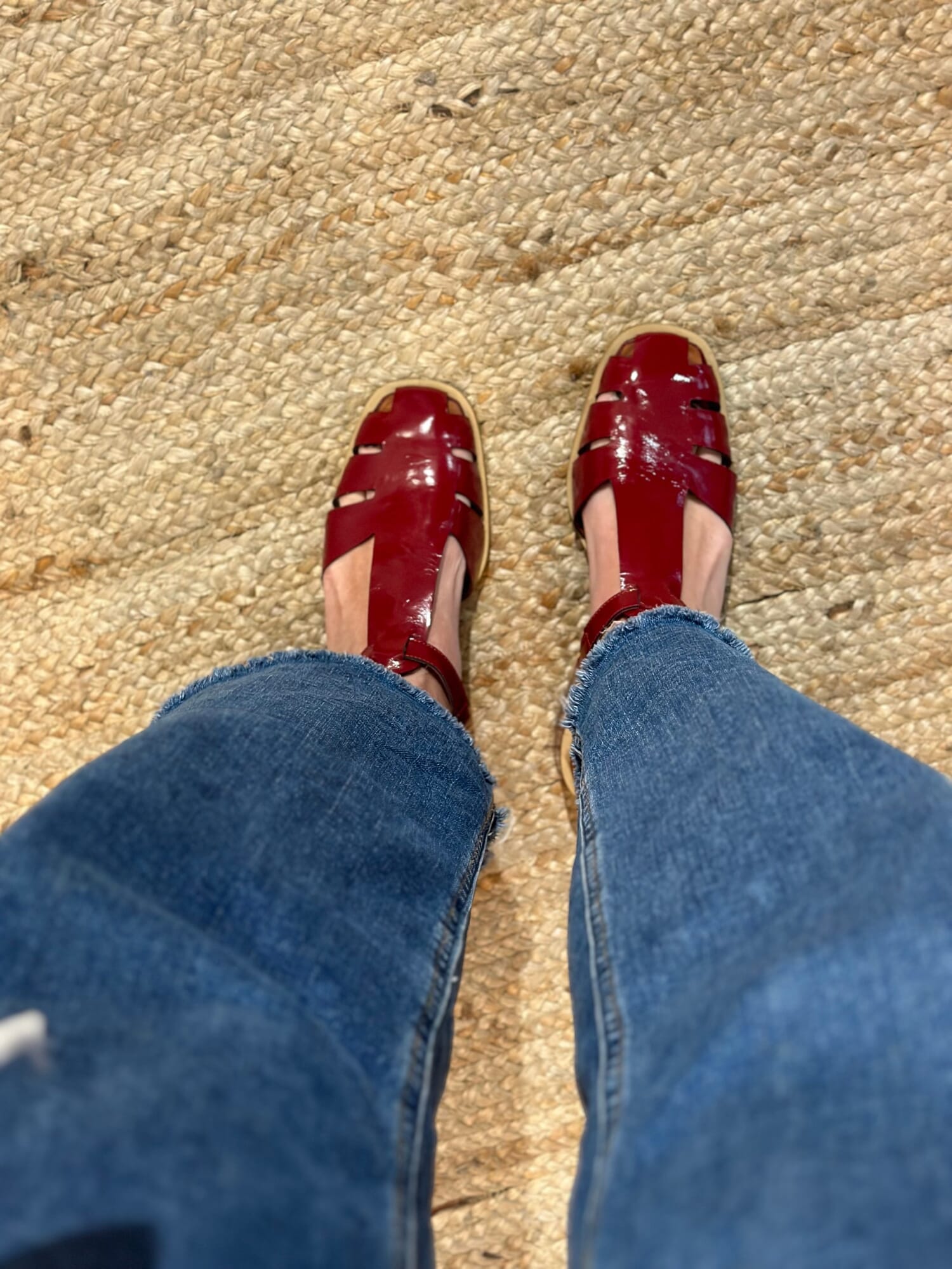 Sandalia Fisher Sandal Alta Burgundy