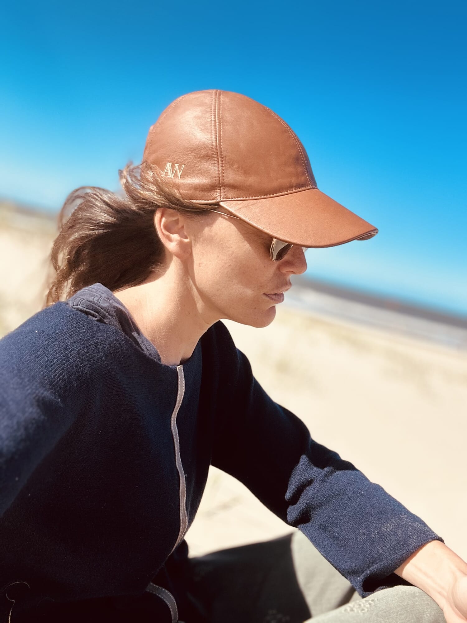 AW Leather cap