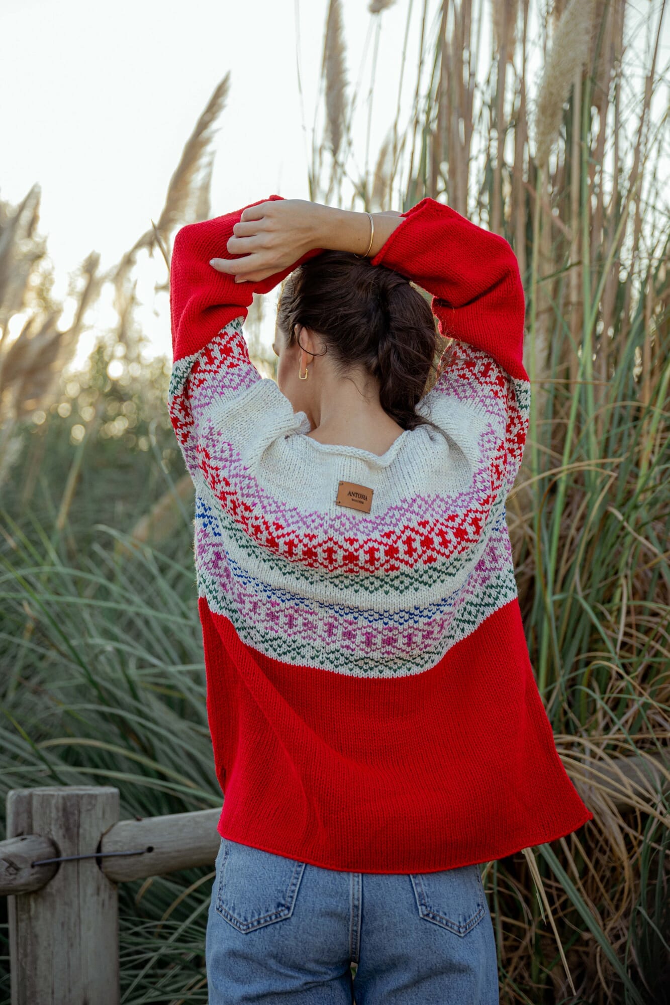 Icelandic sweater Red new!
