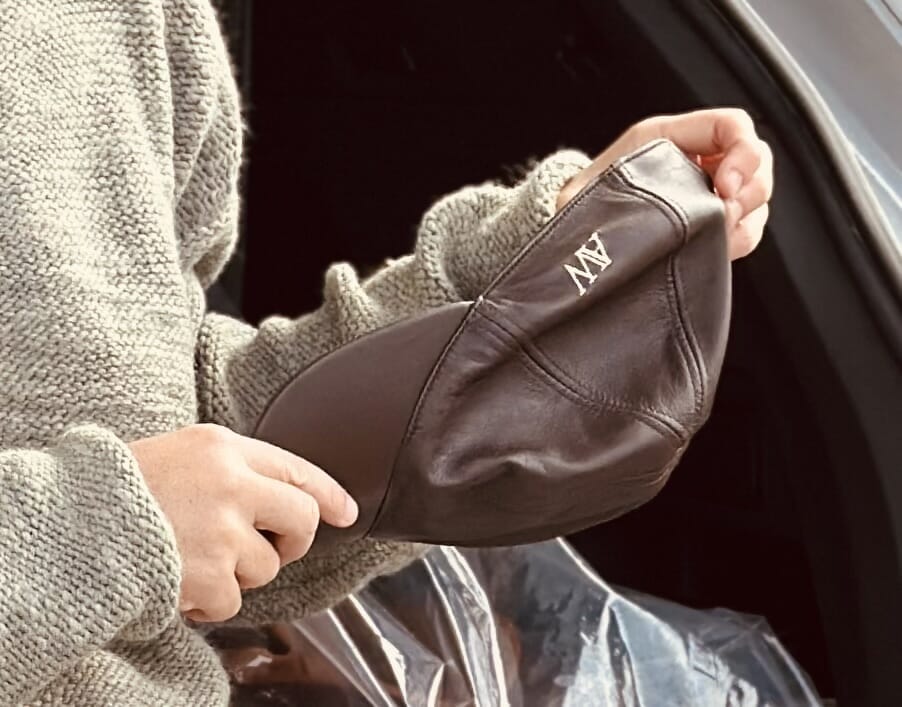 AW Leather cap