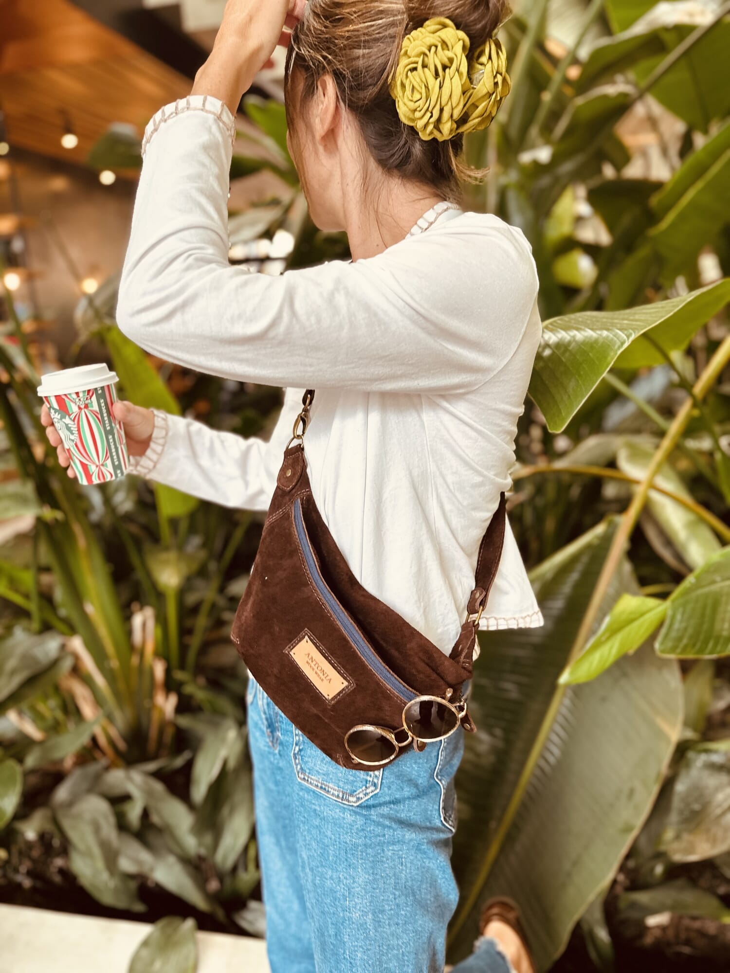 Fanny pack Gamuza