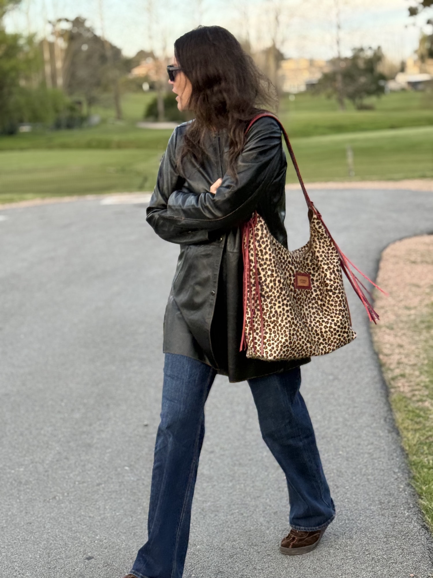 Cartera Rock leather bag