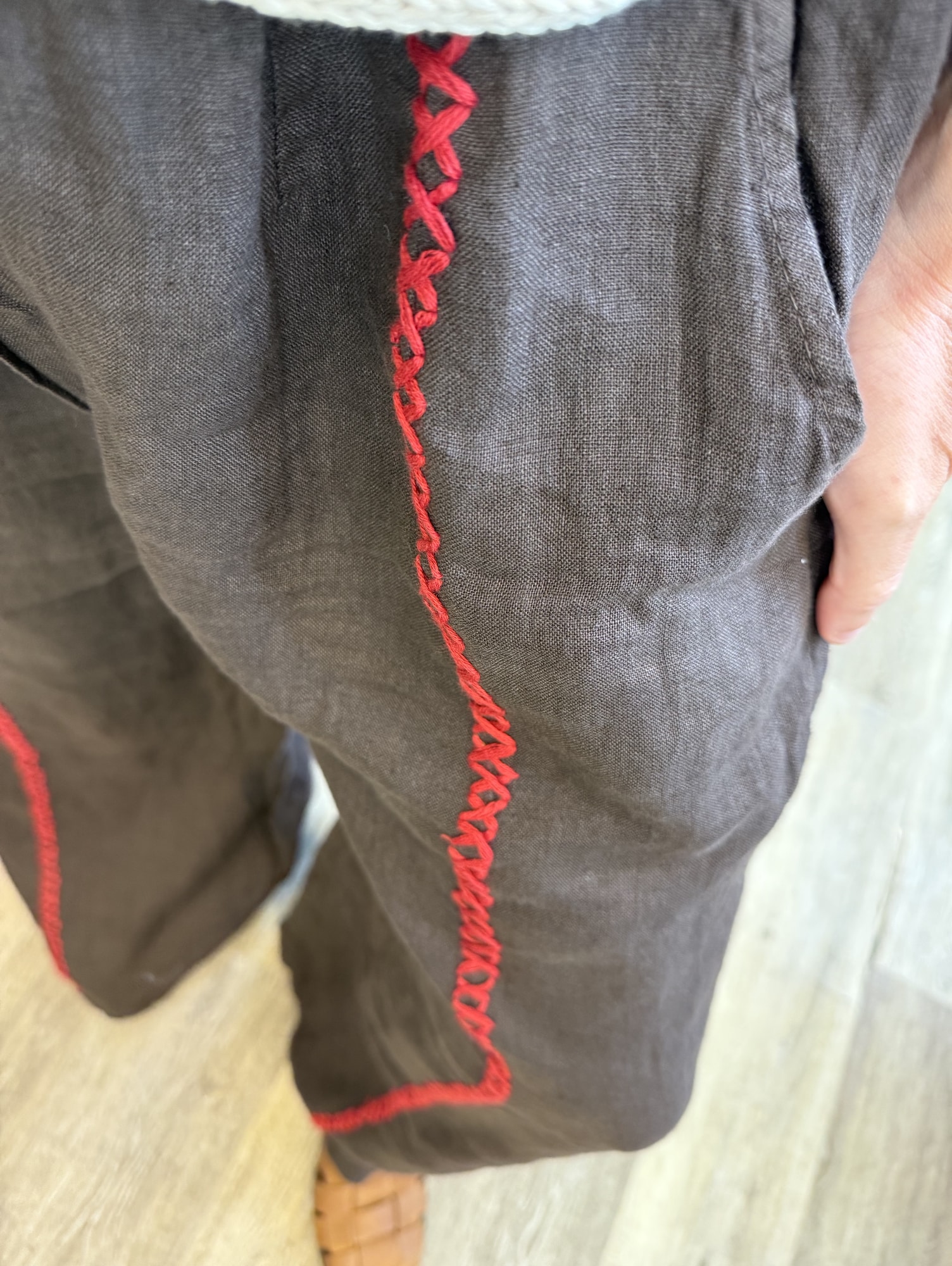 Pantalon 100% lino relax