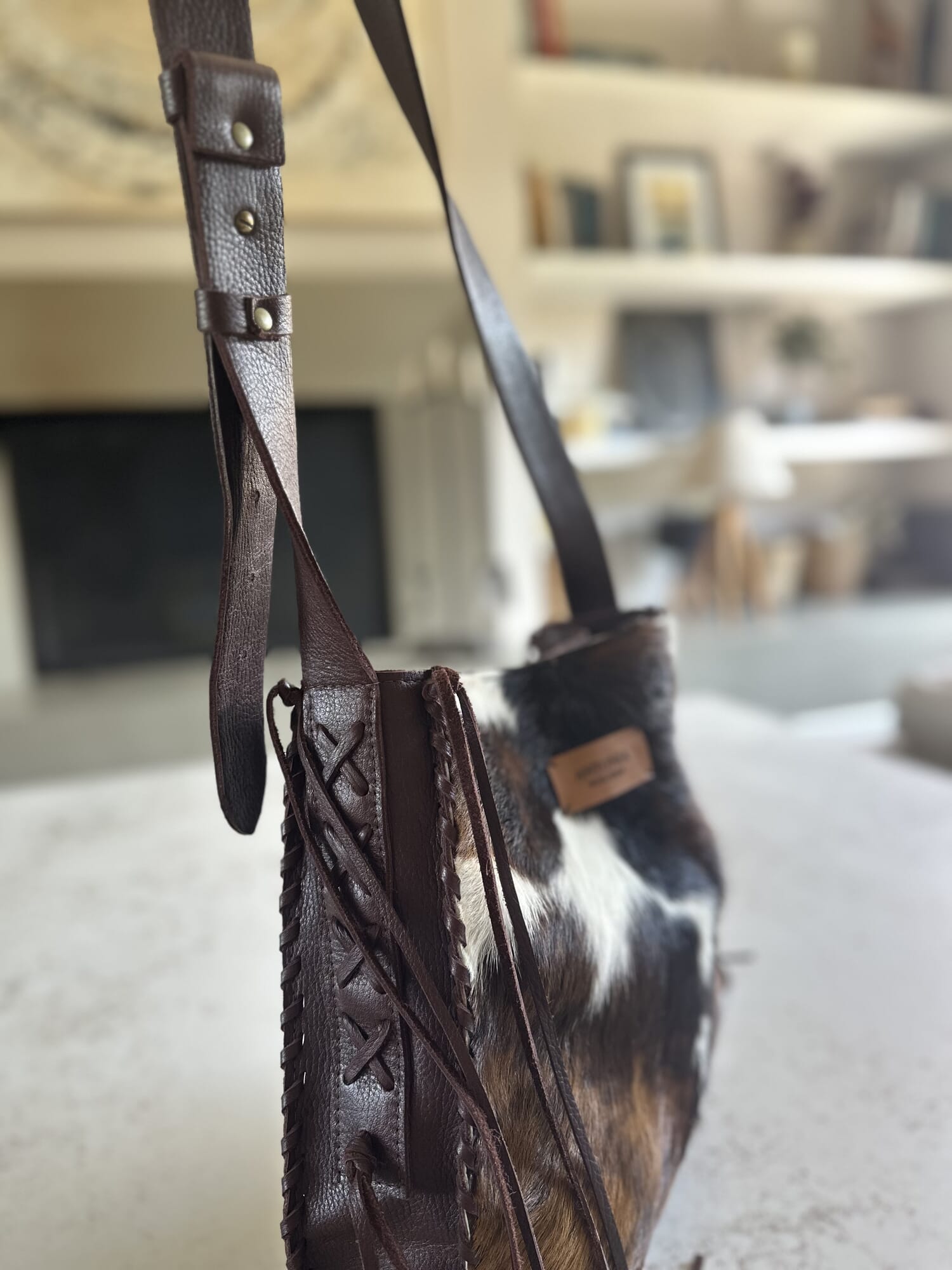 Cow print Maxi Bag