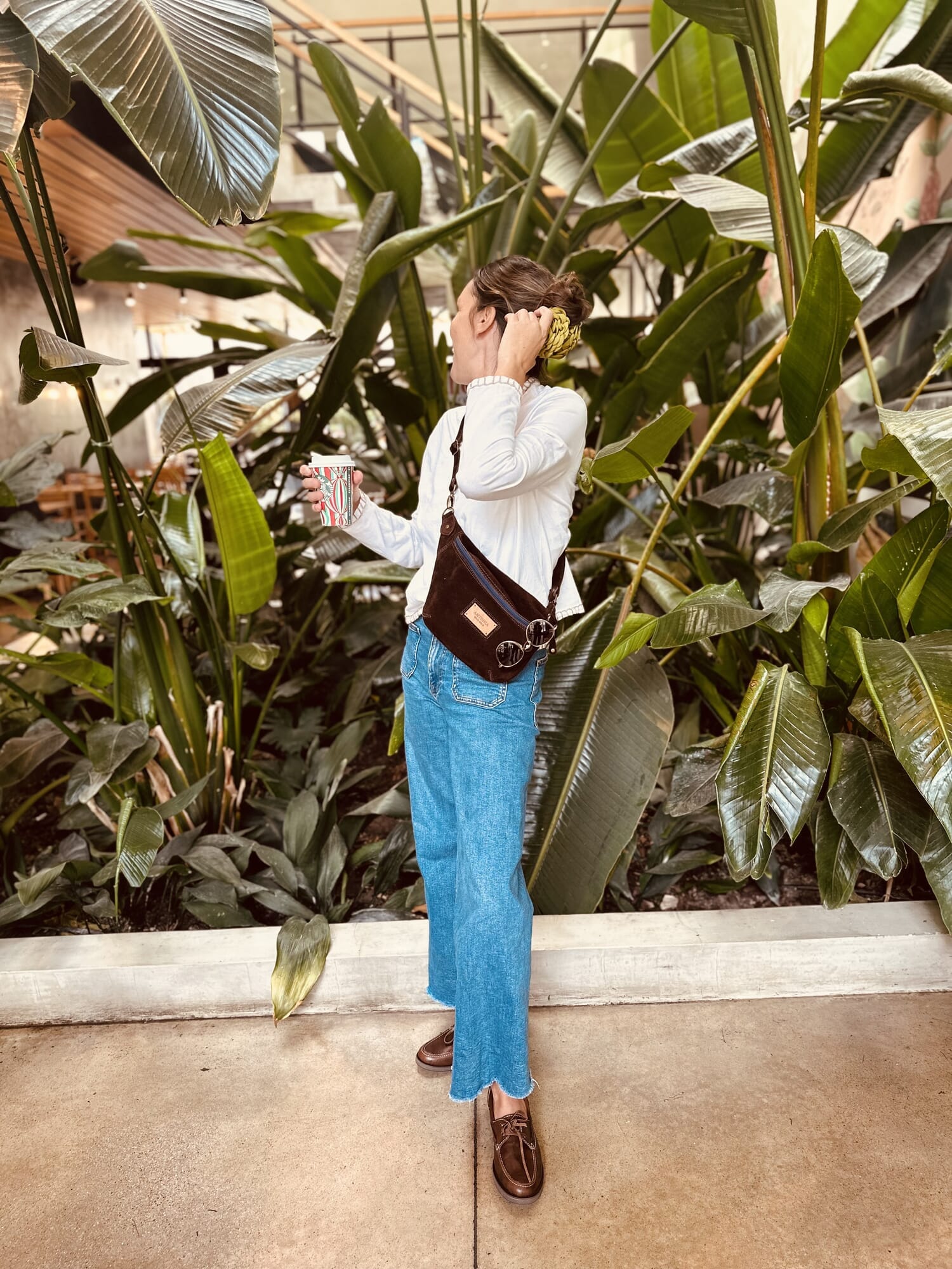 Fanny pack Gamuza