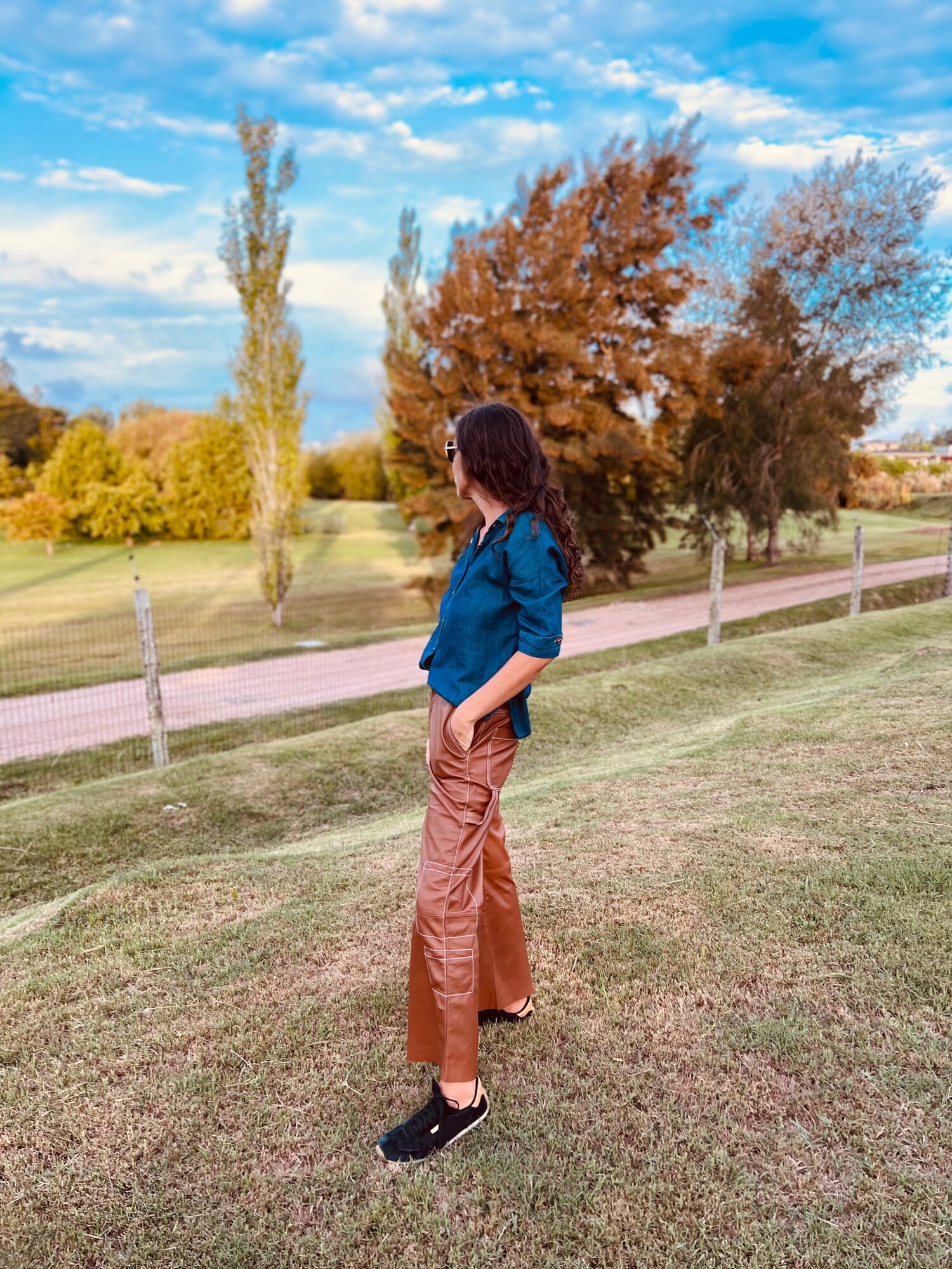 Leather Cargo pant - Suela