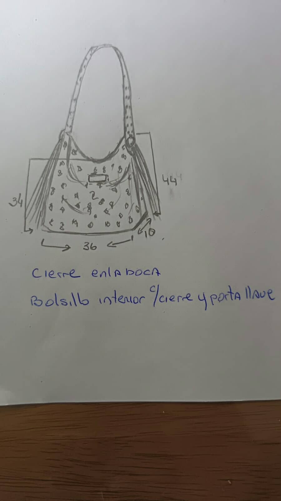 Cartera Rock leather bag